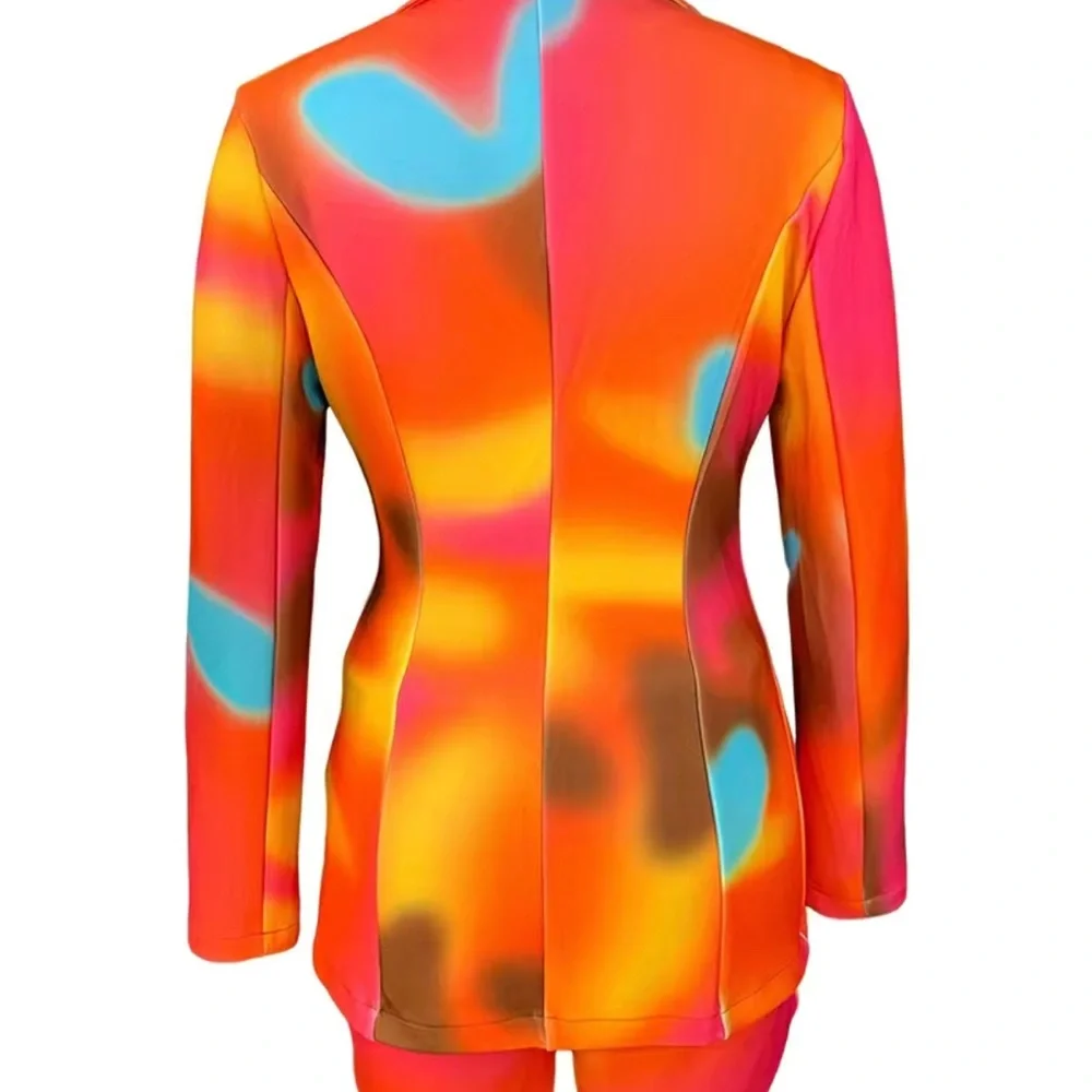 Colorful blazer with short - Picture 2 of 5